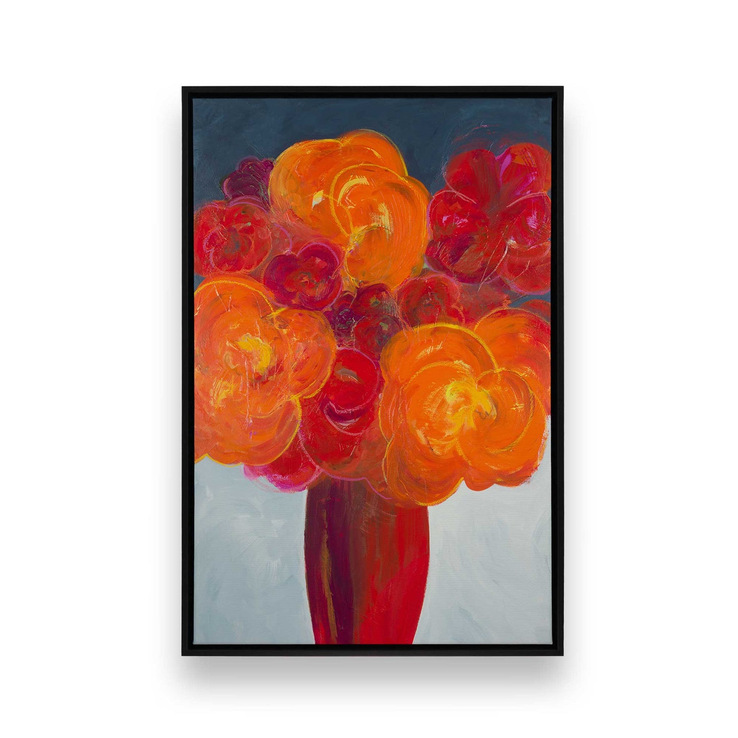 [Color:Satin Black], Picture of art in a Satin Black frame