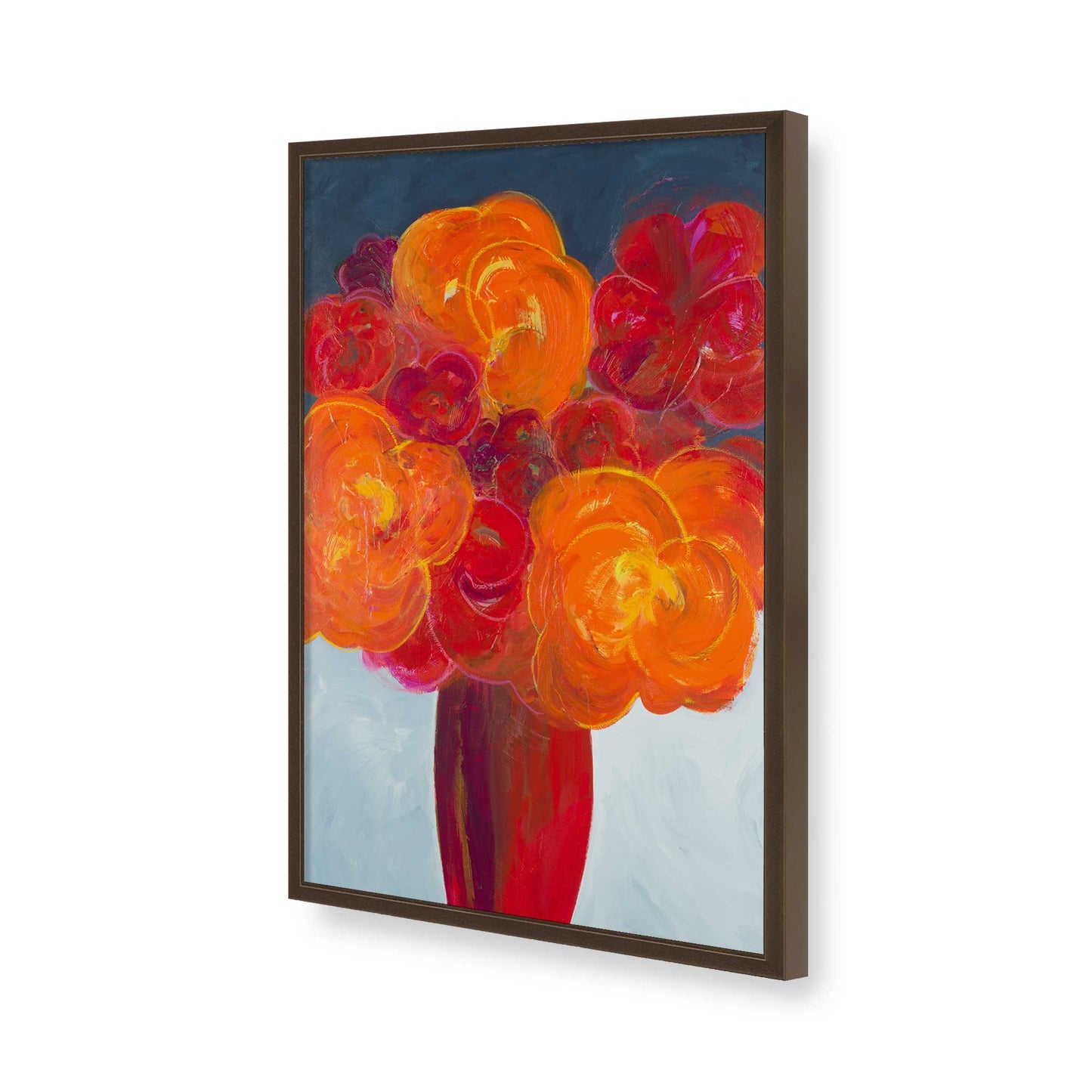 [Color:Belvinder Brown], Picture of art in a Belvinder Brown frame of the corner