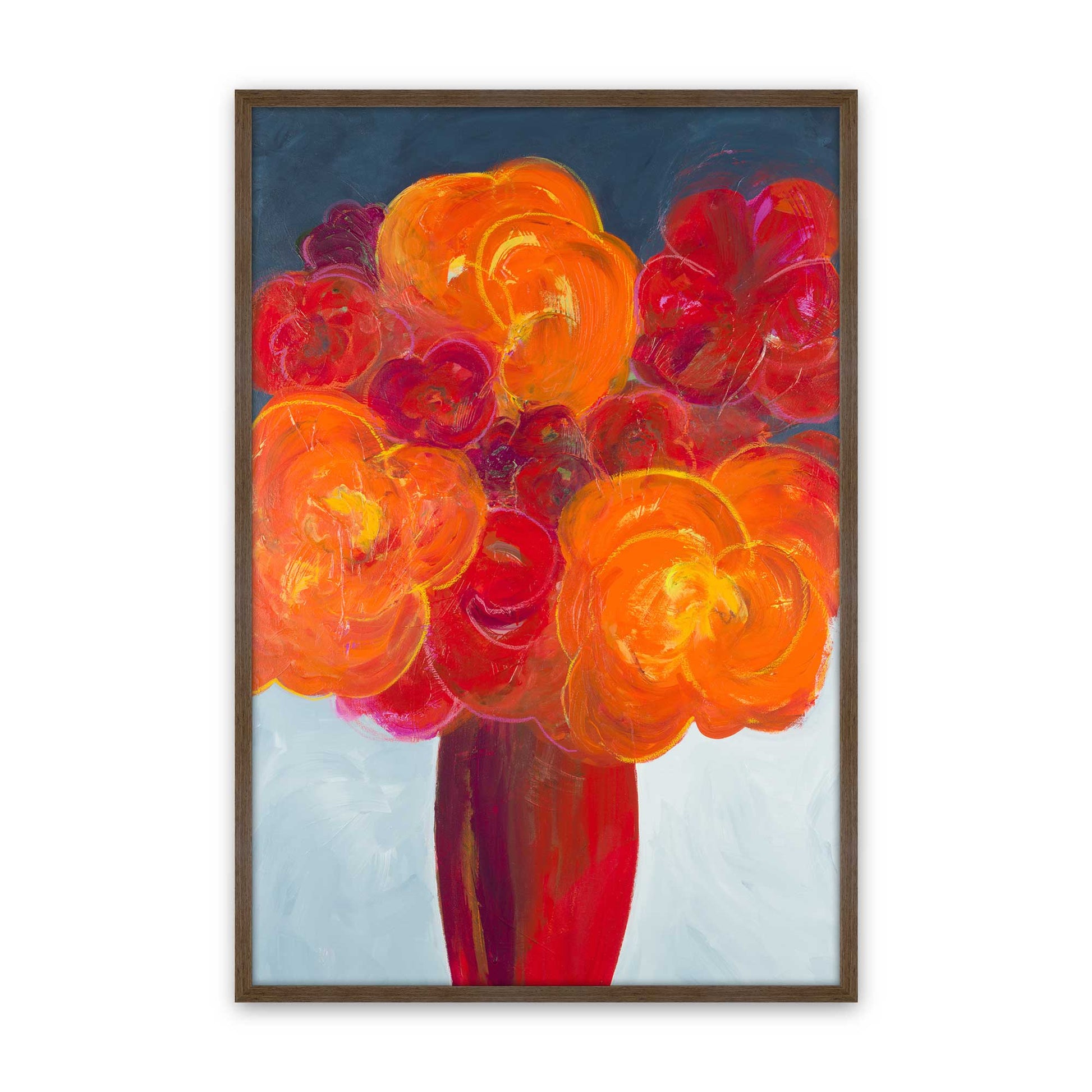 [Color:Walnut], Picture of art in a Walnut frame