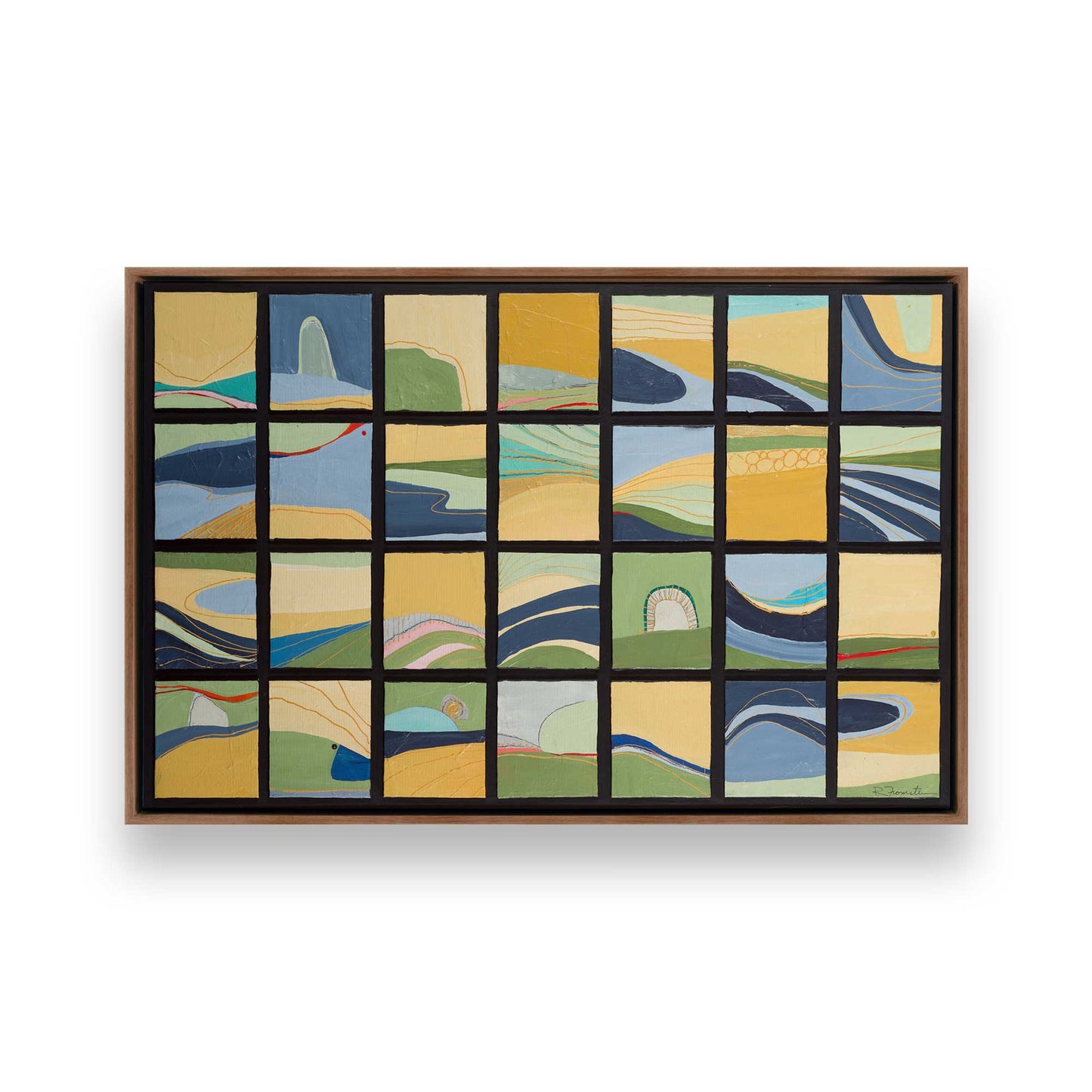 [Color:Walnut], Picture of art in a Walnut frame