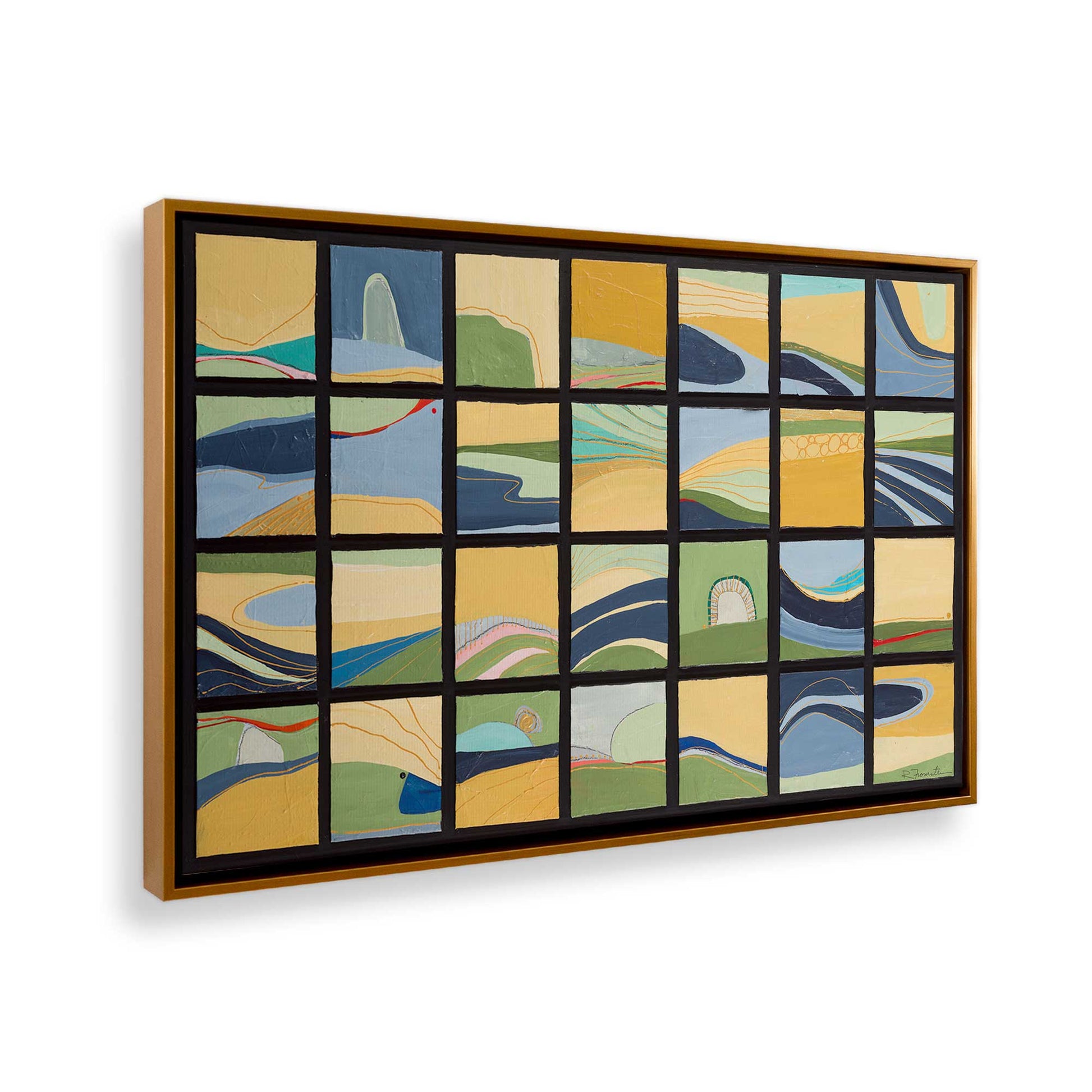 [Color:Polished Gold], Picture of the corner of the art