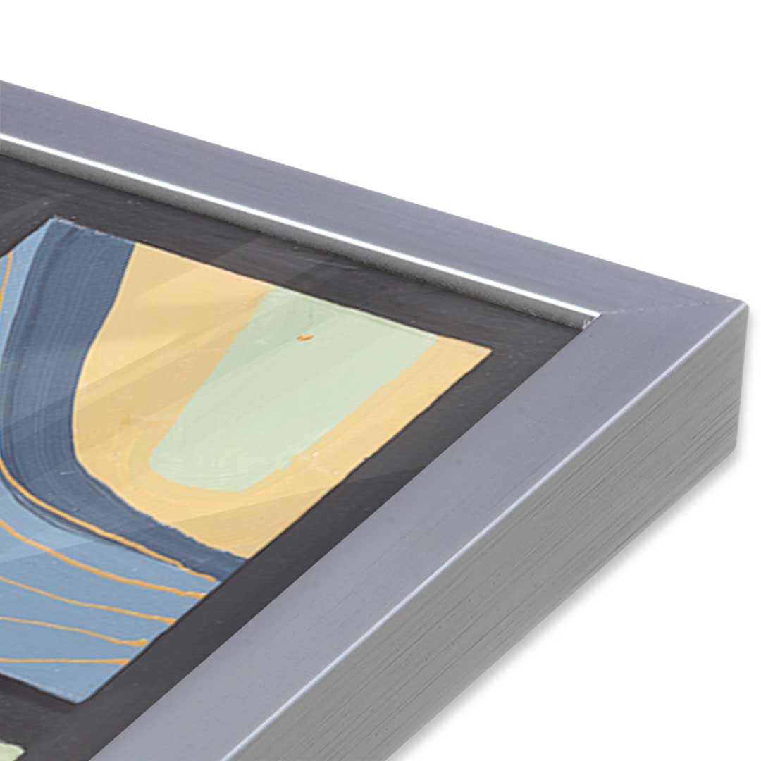 [Color:Polished Chrome], Picture of art in a Polished Chrome frame at an angle