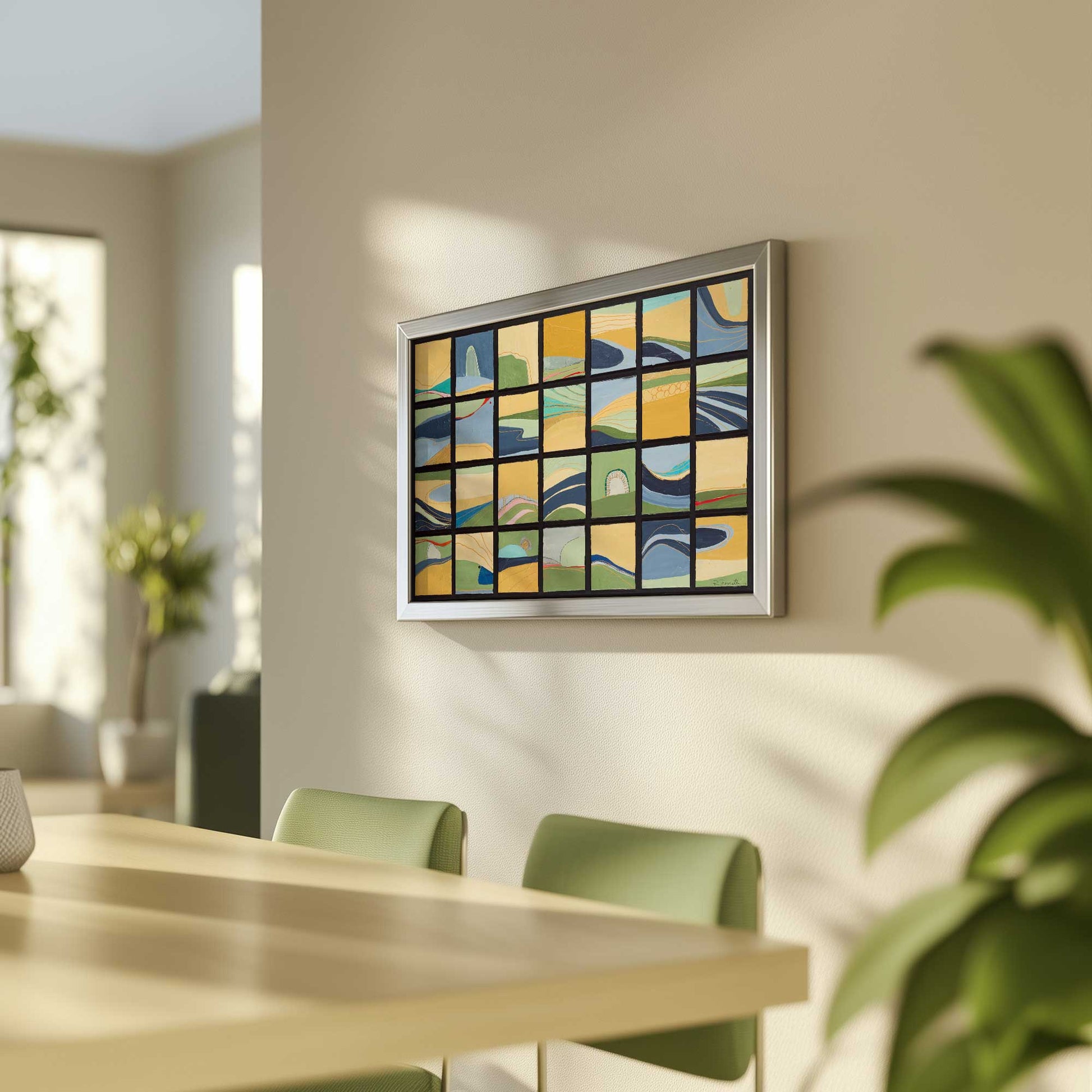 Picture of art in a room