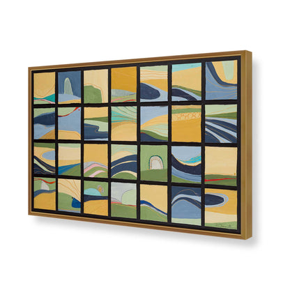 [Color:Polished Gold], Picture of art in a Polished Gold frame of the corner