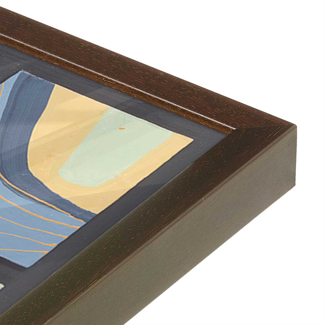 [Color:Belvinder Brown], Picture of art in a Belvinder Brown frame at an angle