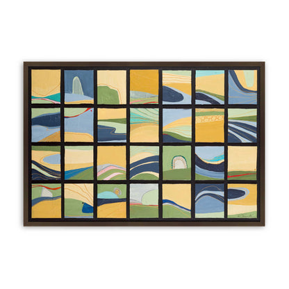 [Color:Brown], Picture of art in a Brown frame