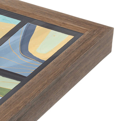 [Color:Walnut], Picture of art in a Walnut frame at an angle