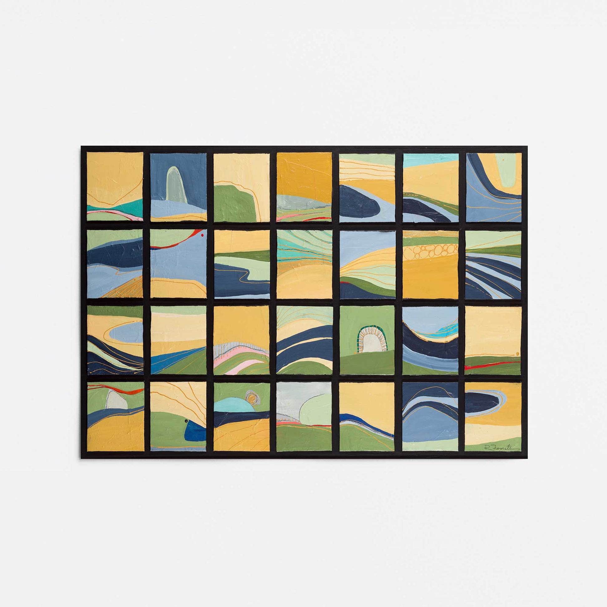 [Color:Rolled Print], Picture of close up of art