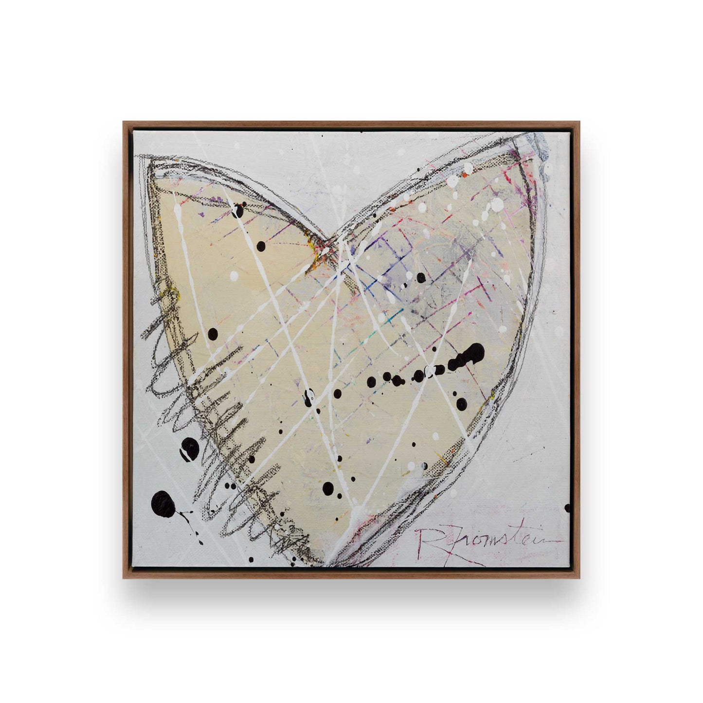 [Color:Walnut], Picture of art in a Walnut frame