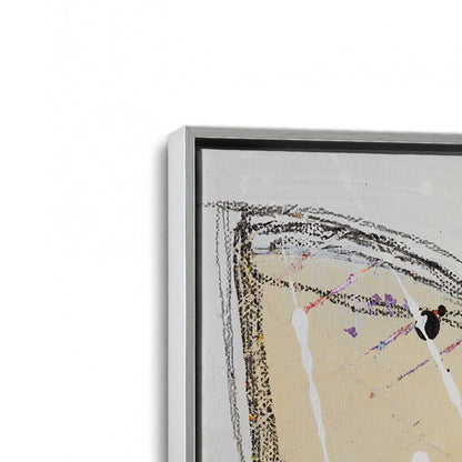 [Color:Polished Chrome], Picture of art in a Polished Chrome frame at an angle