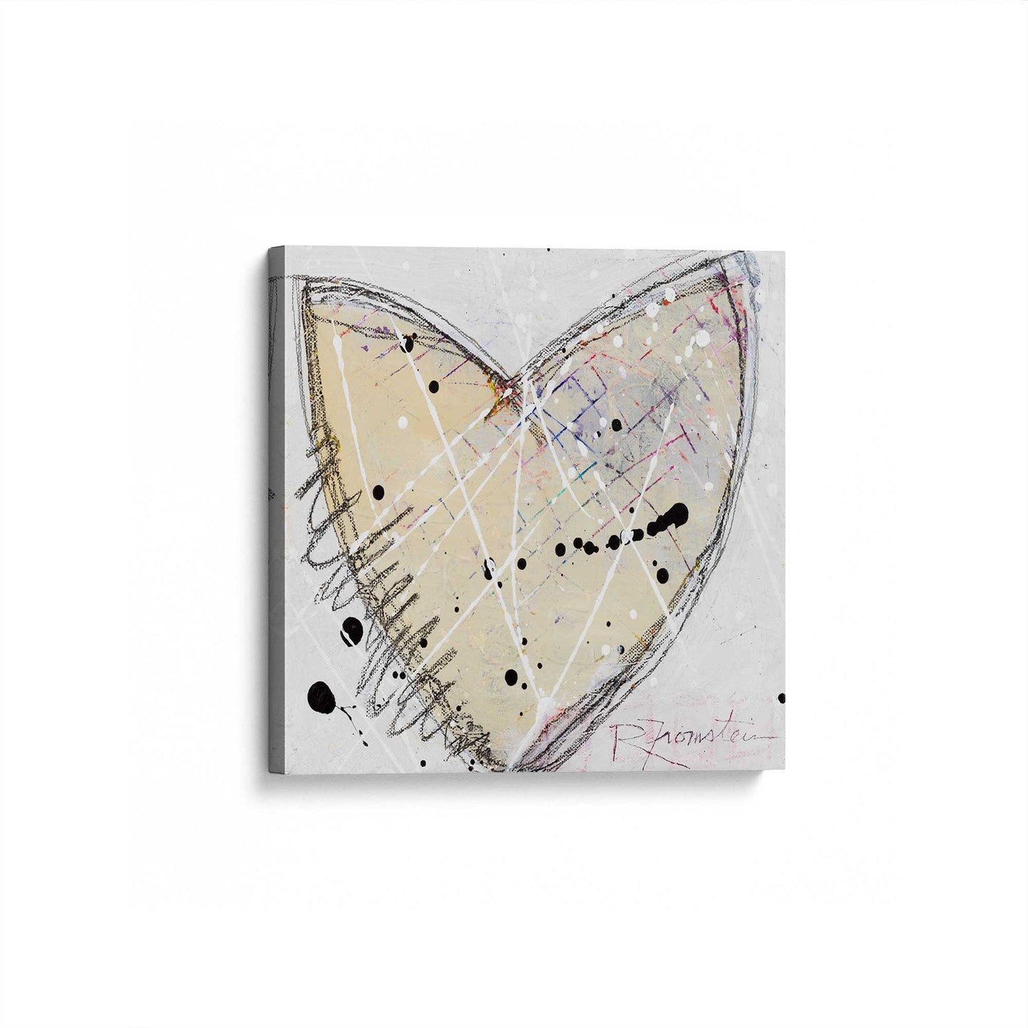 [Color:Stretched Canvas], Picture of art at an angle