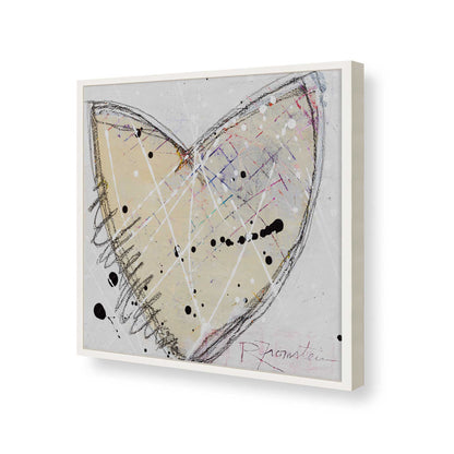 [Color:Opaque White], Picture of art in a Opaque White frame of the corner