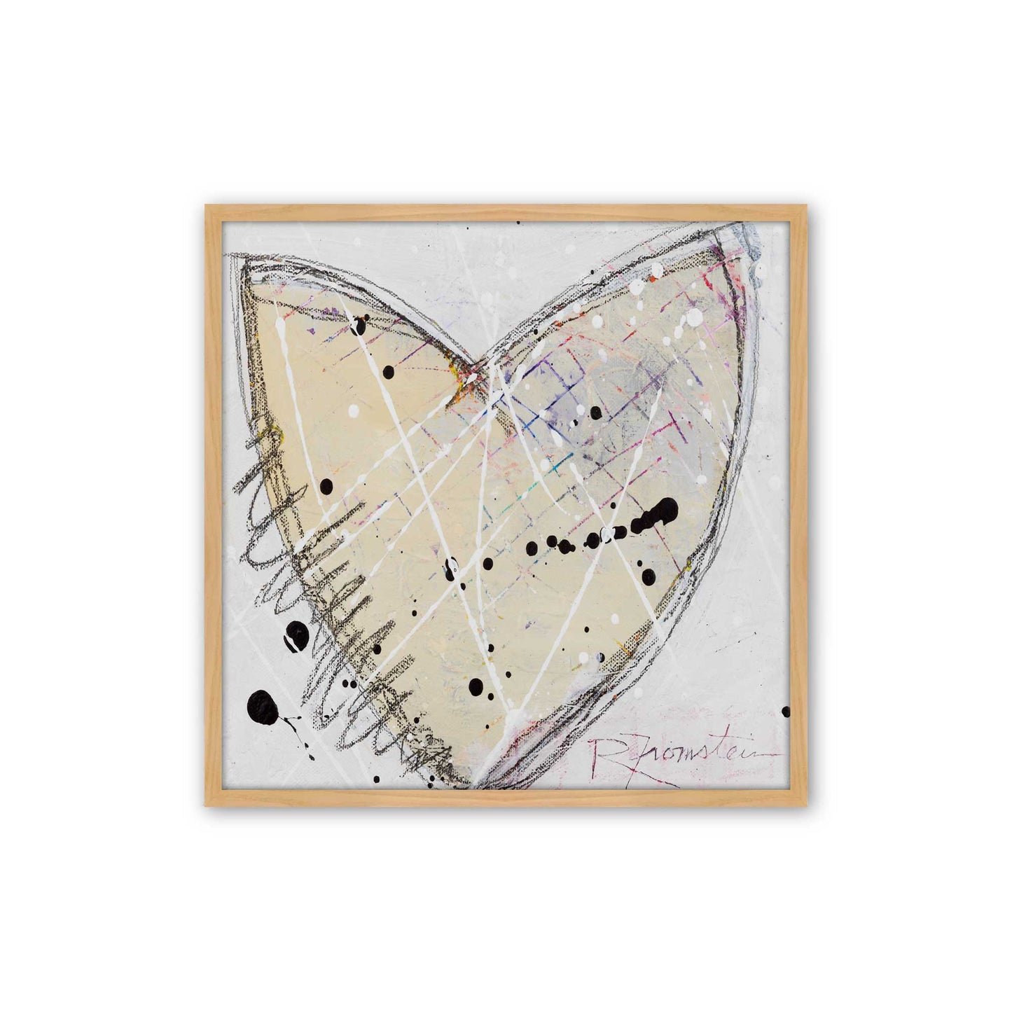 [Color:American Maple], Picture of art in a American Maple frame