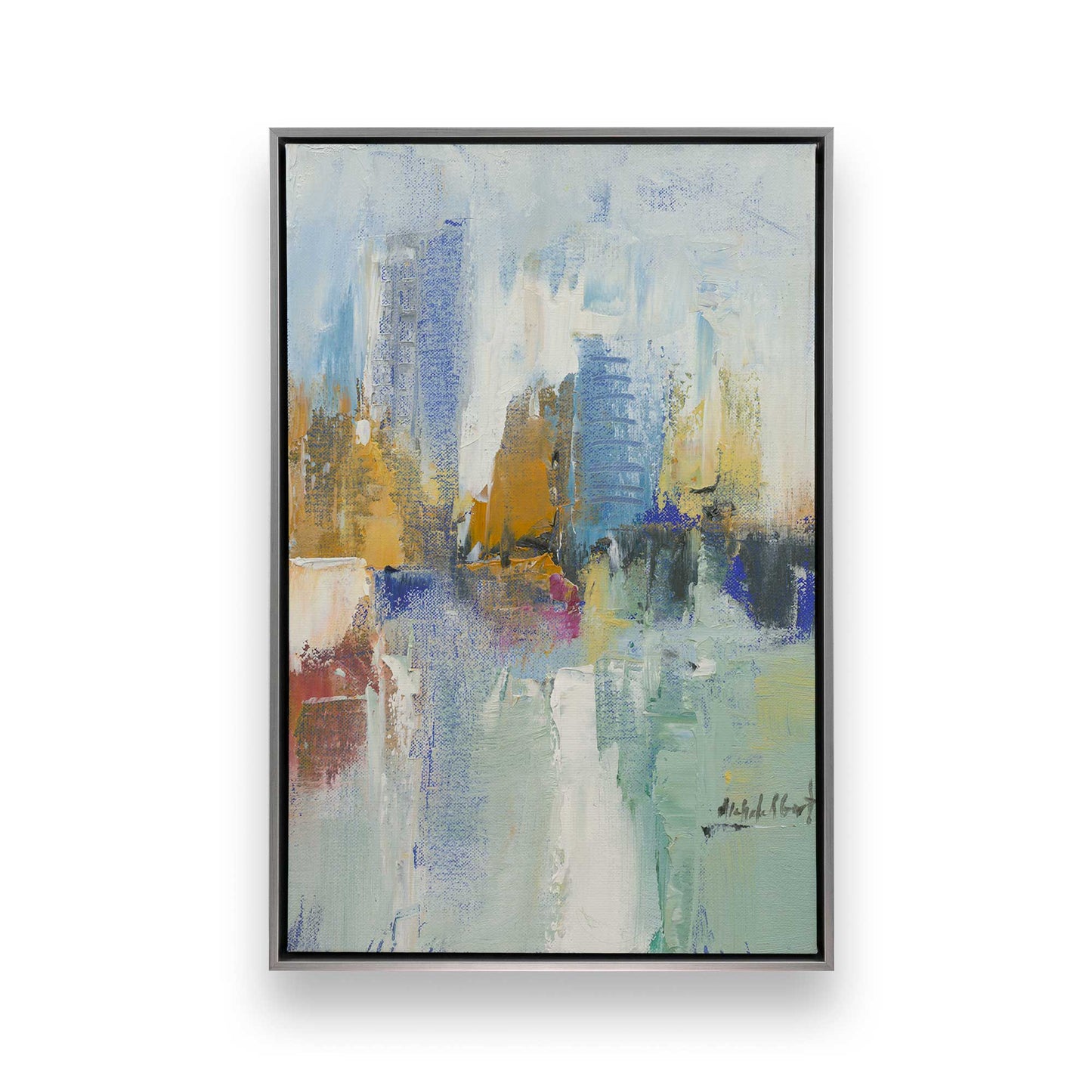[Color:Polished Chrome], Picture of art in a Polished Chrome frame