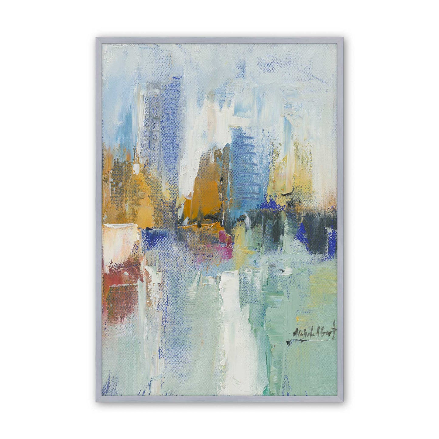 [Color:Polished Chrome], Picture of art in a Polished Chrome frame