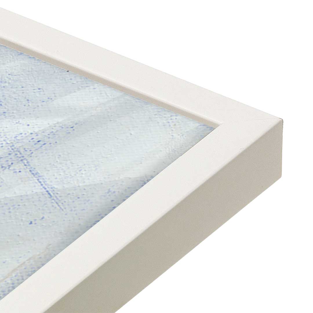 [Color:Opaque White], Picture of art in a Opaque White frame at an angle