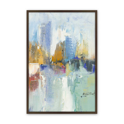 [Color:Brown], Picture of art in a Brown frame