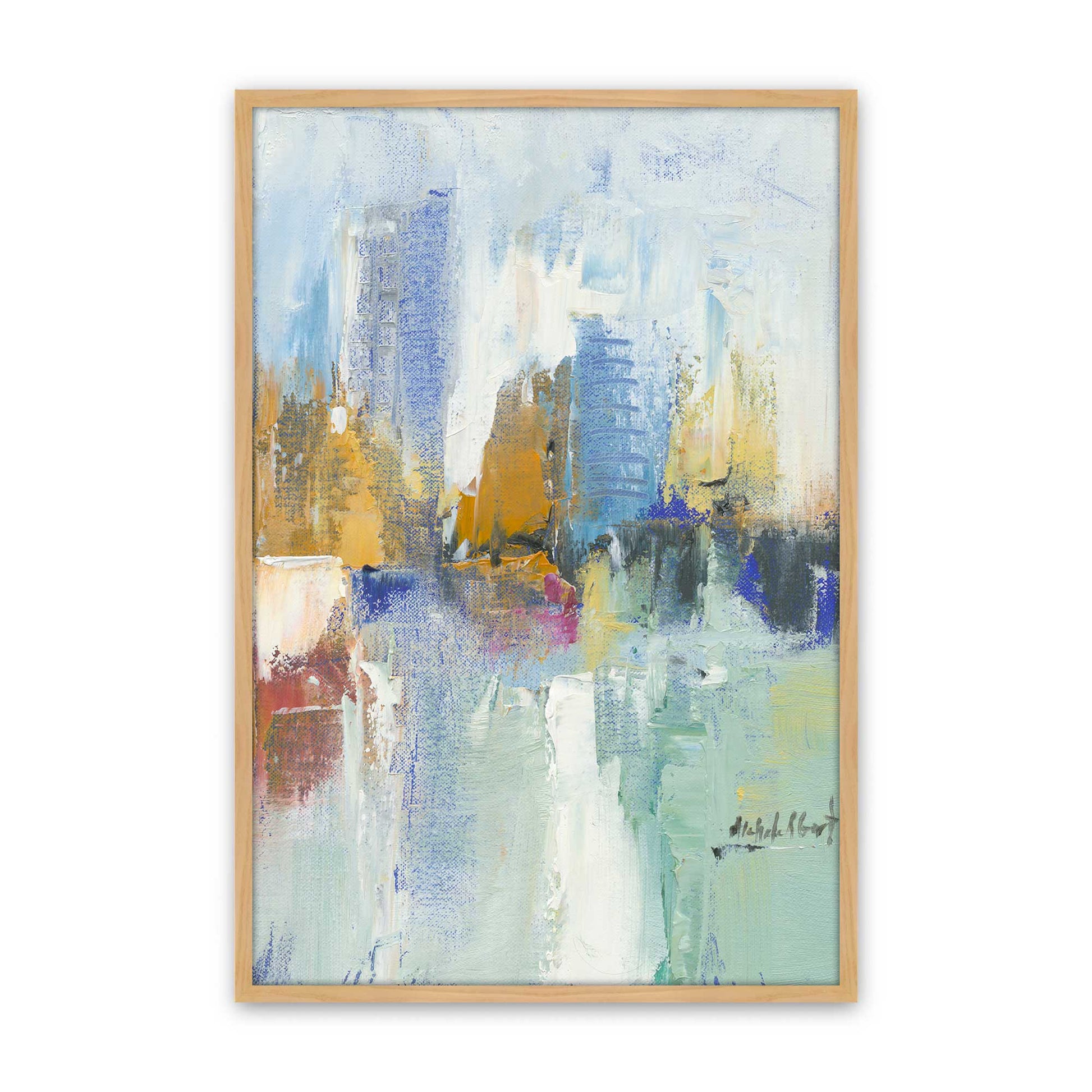 [Color:American Maple], Picture of art in a American Maple frame