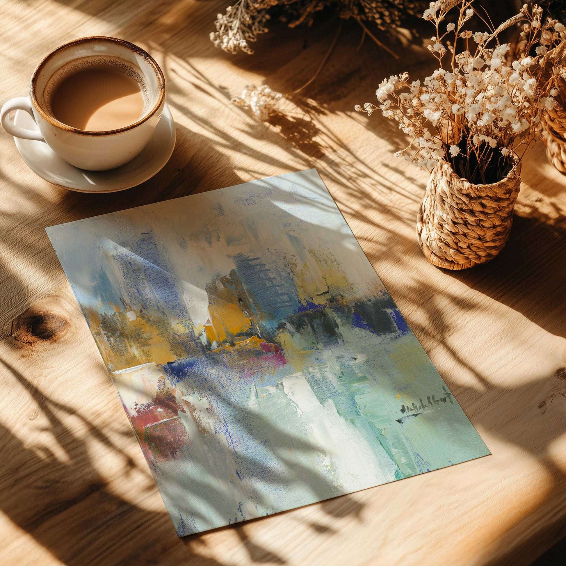 [Color:Rolled Print], Picture of close up of art