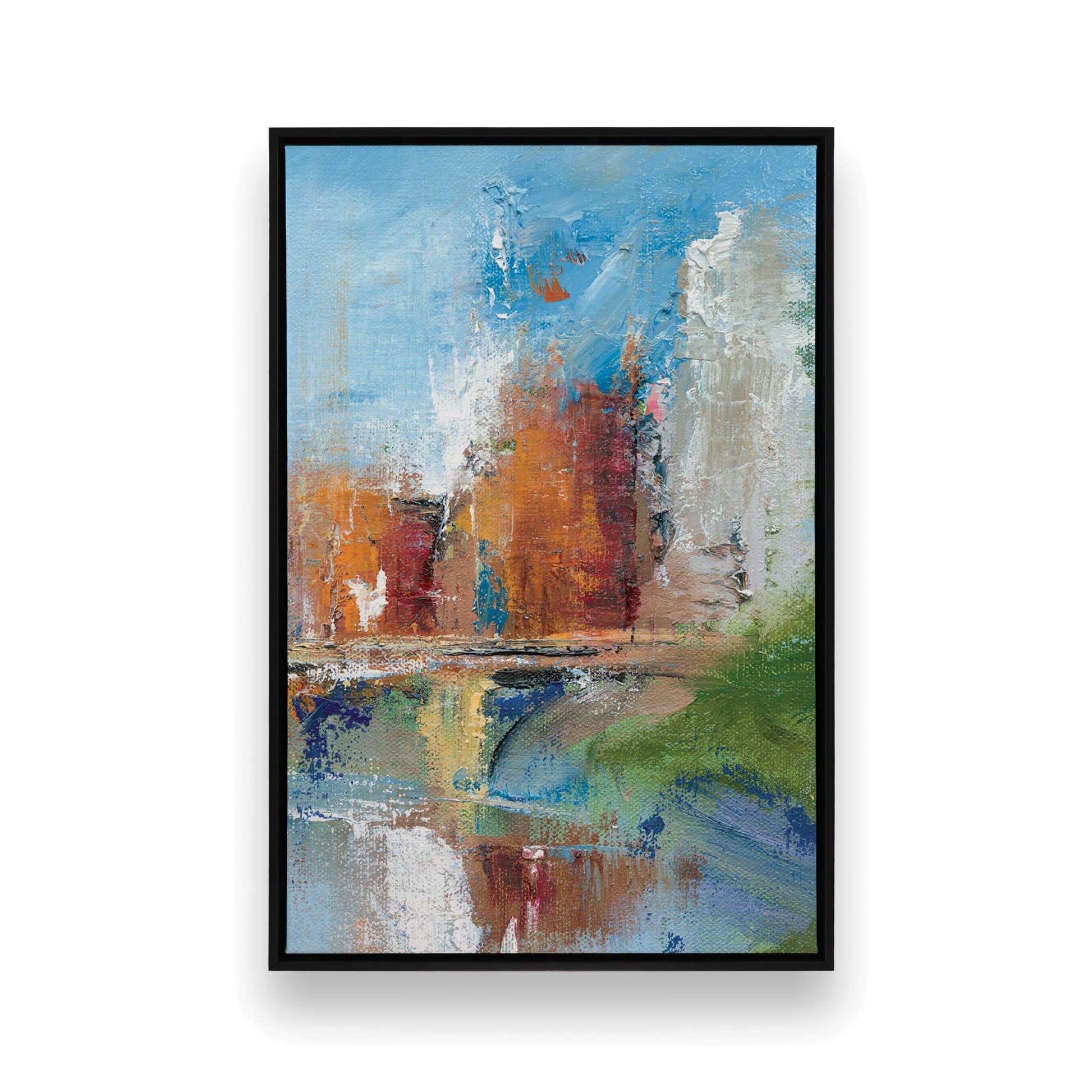 [Color:Satin Black], Picture of art in a Satin Black frame