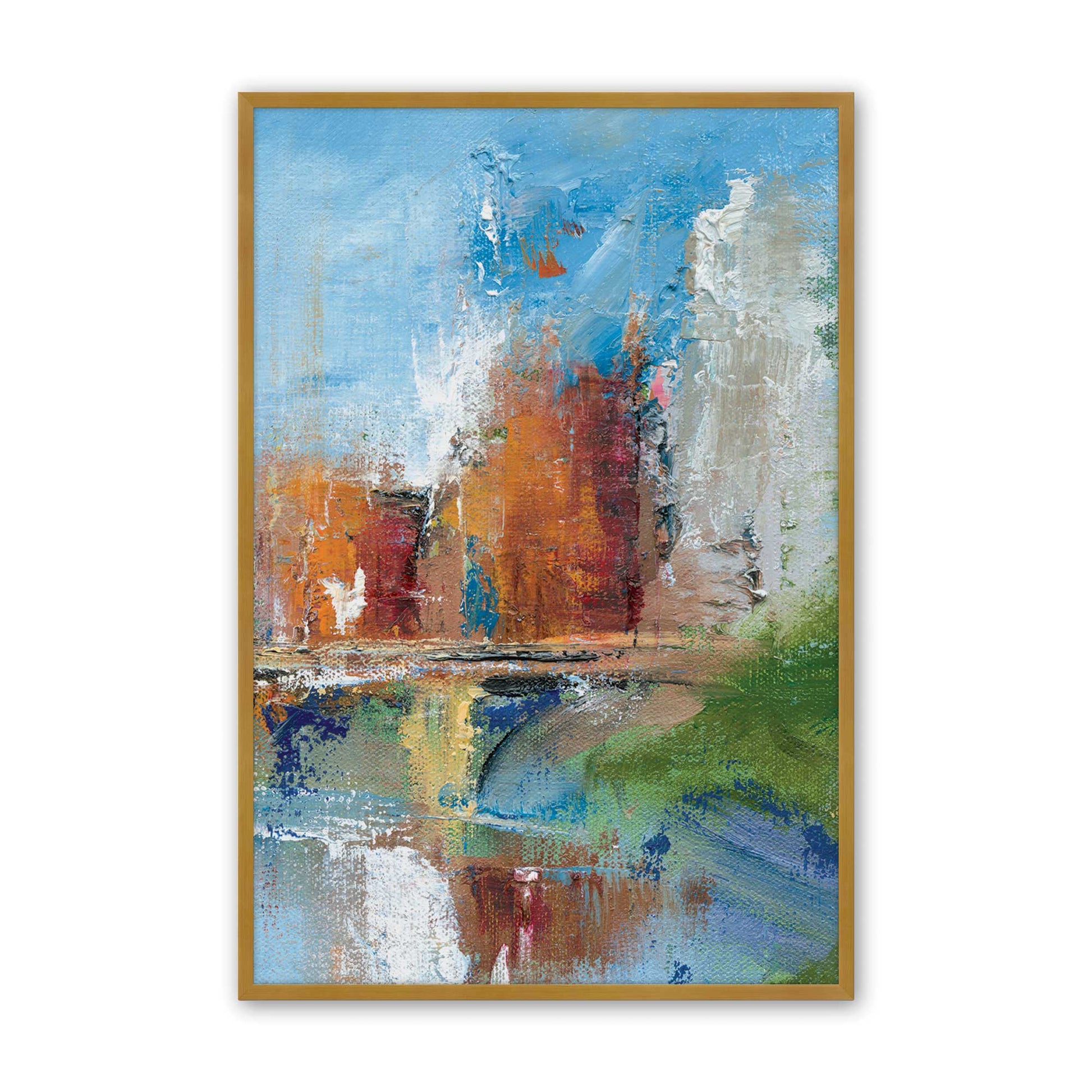[Color:Polished Gold], Picture of art in a Polished Gold frame