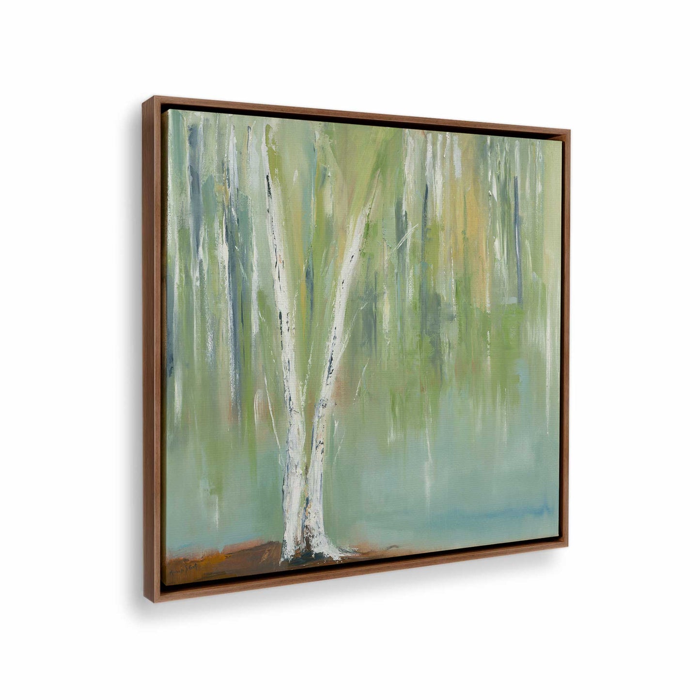 [Color:Walnut], Picture of the corner of the art