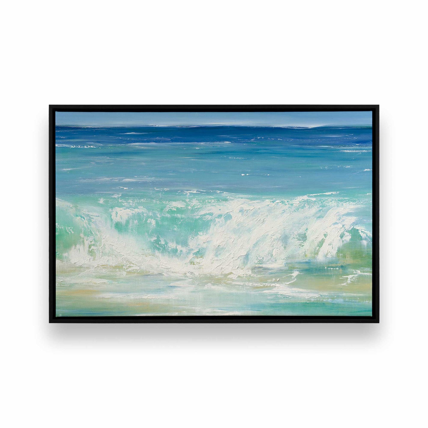 [Color:Satin Black], Picture of art in a Satin Black frame