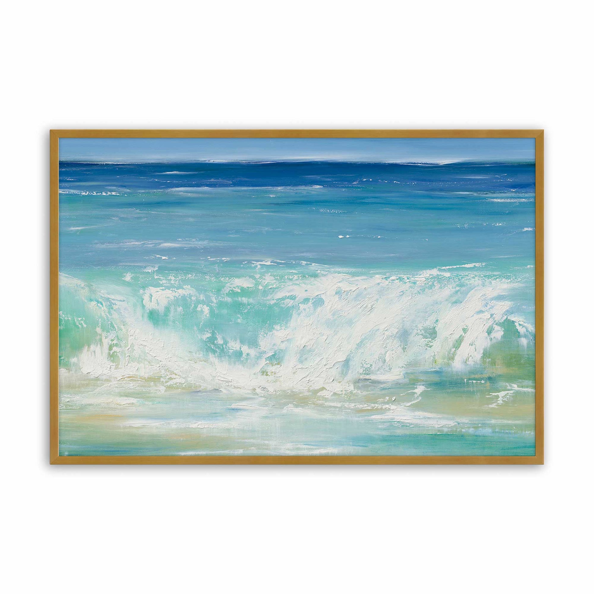 [Color:Polished Gold], Picture of art in a Polished Gold frame