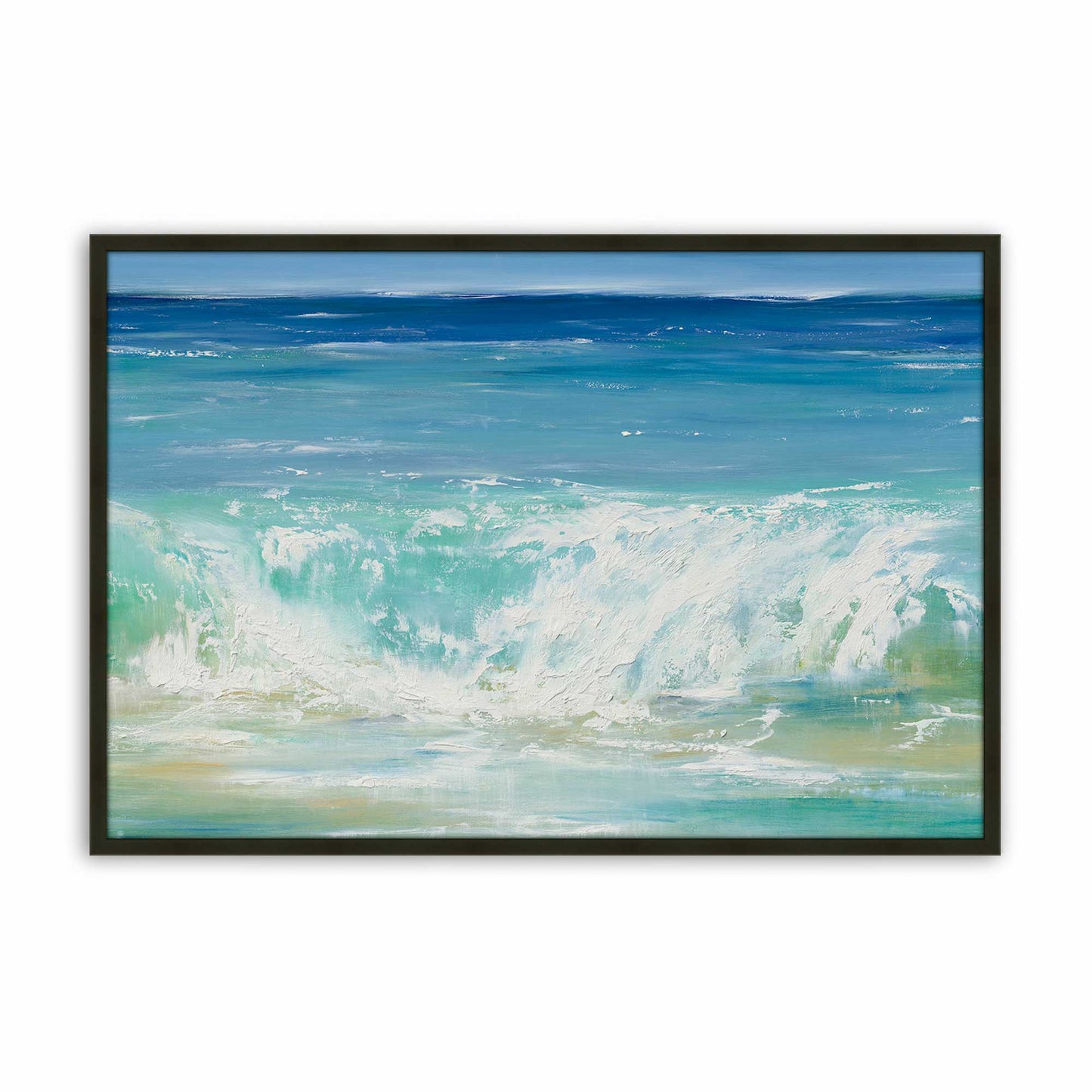 [Color:Satin Black], Picture of art in a Satin Black frame