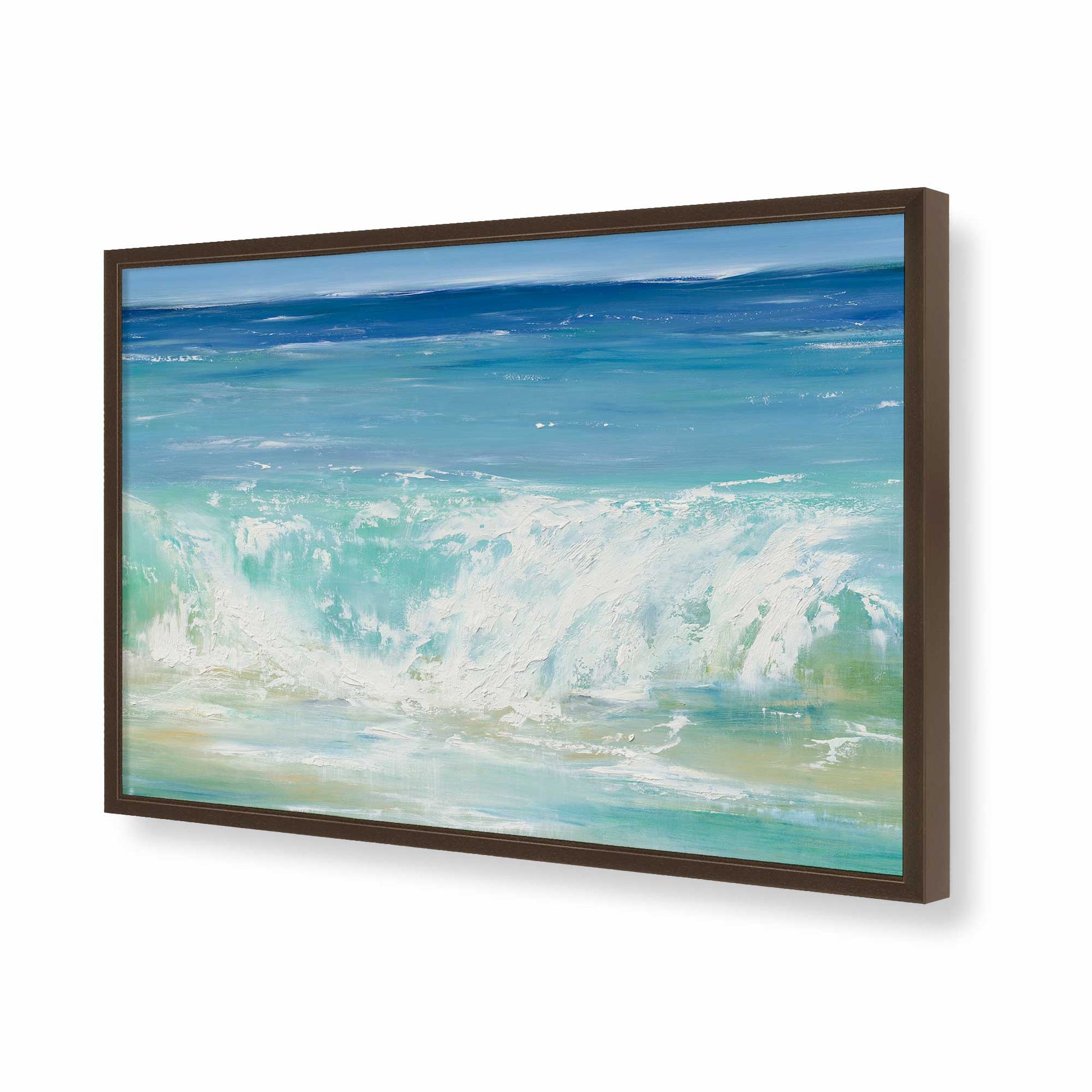[Color:Belvinder Brown], Picture of art in a Belvinder Brown frame of the corner