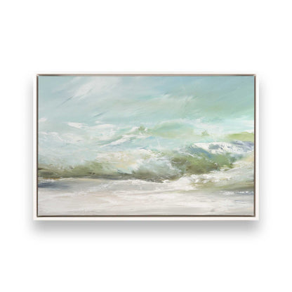 [Color:Opaque White], Picture of art in a White frame