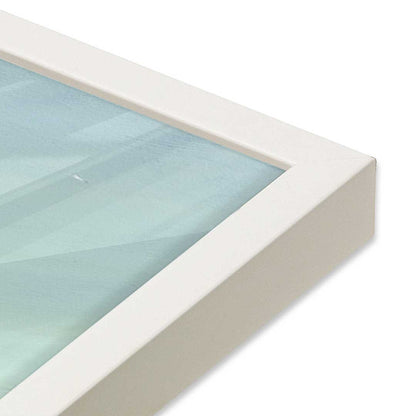 [Color:Opaque White], Picture of art in a Opaque White frame at an angle