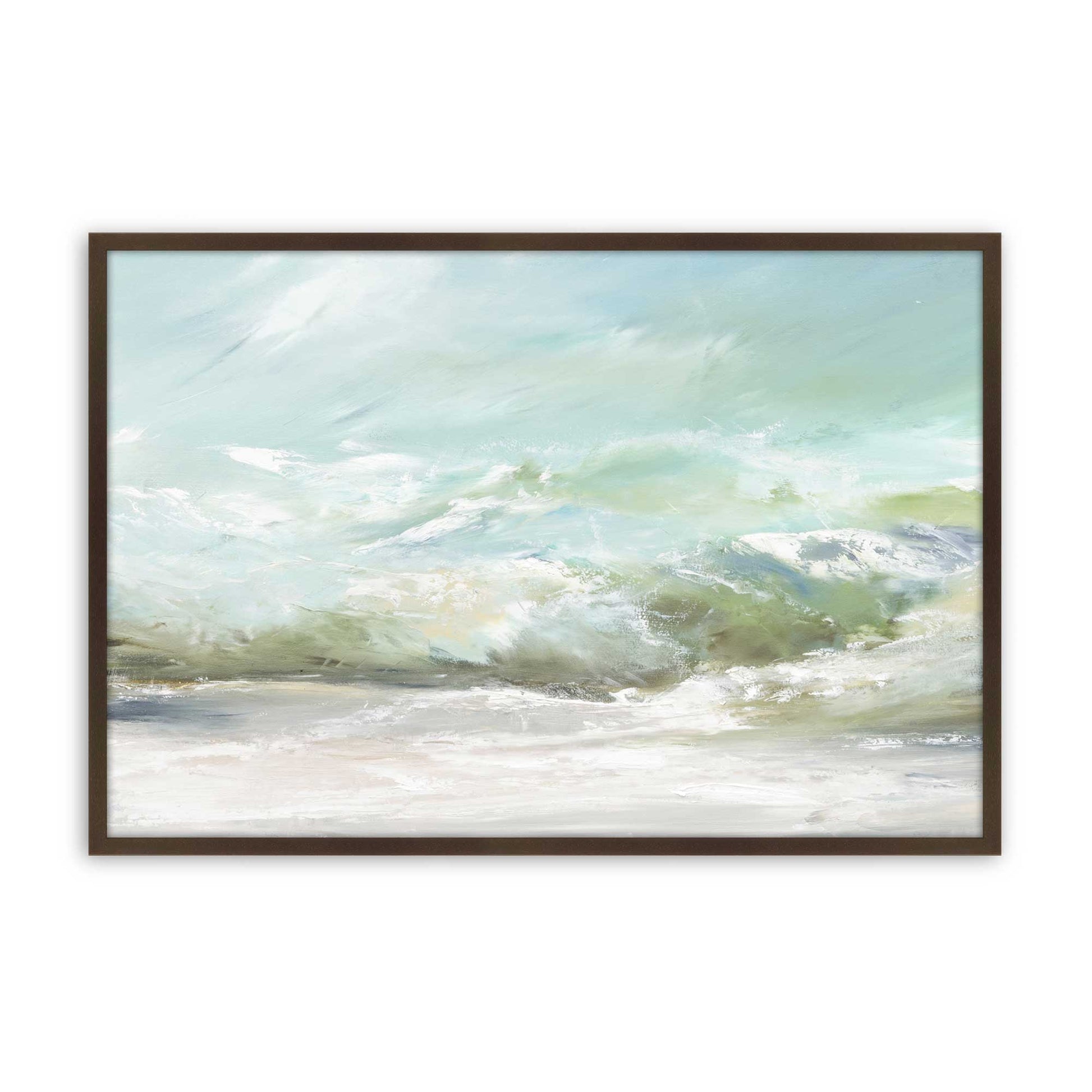 [Color:Brown], Picture of art in a Brown frame