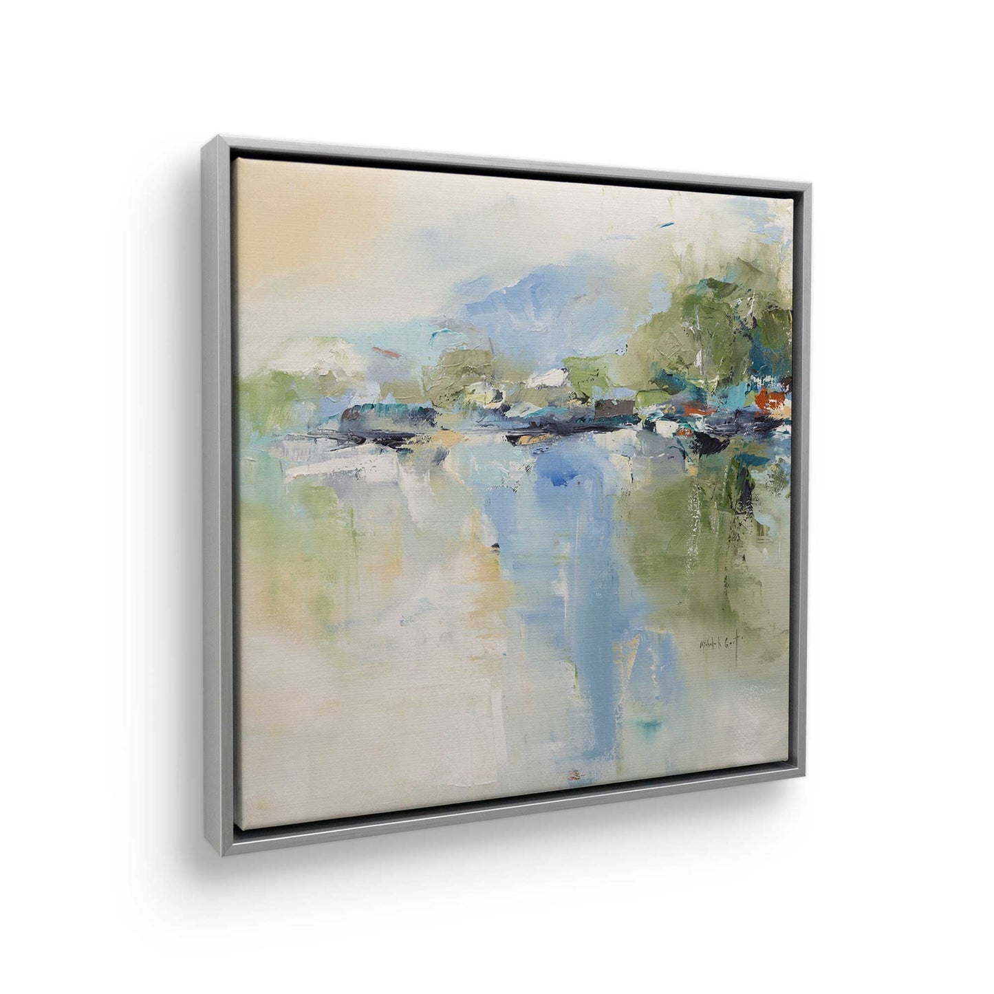 [Color:Polished Chrome], Picture of the corner of the art