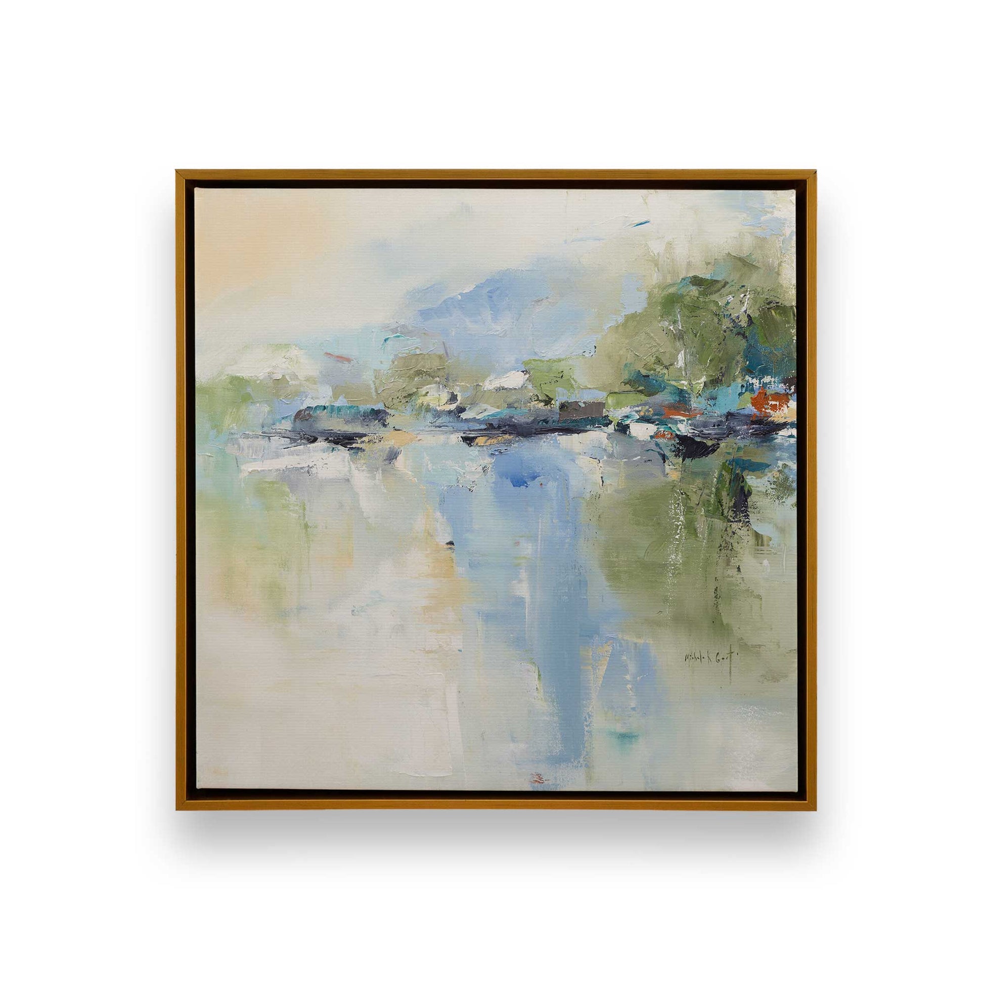 [Color:Polished Gold], Picture of art in a Polished Gold frame