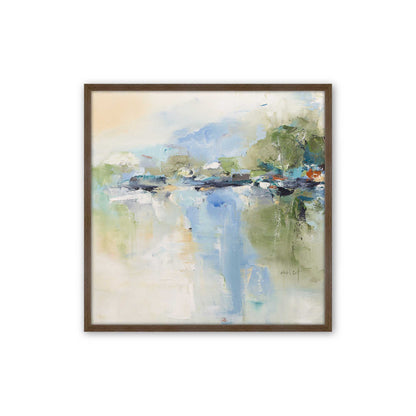 [Color:Walnut], Picture of art in a Walnut frame