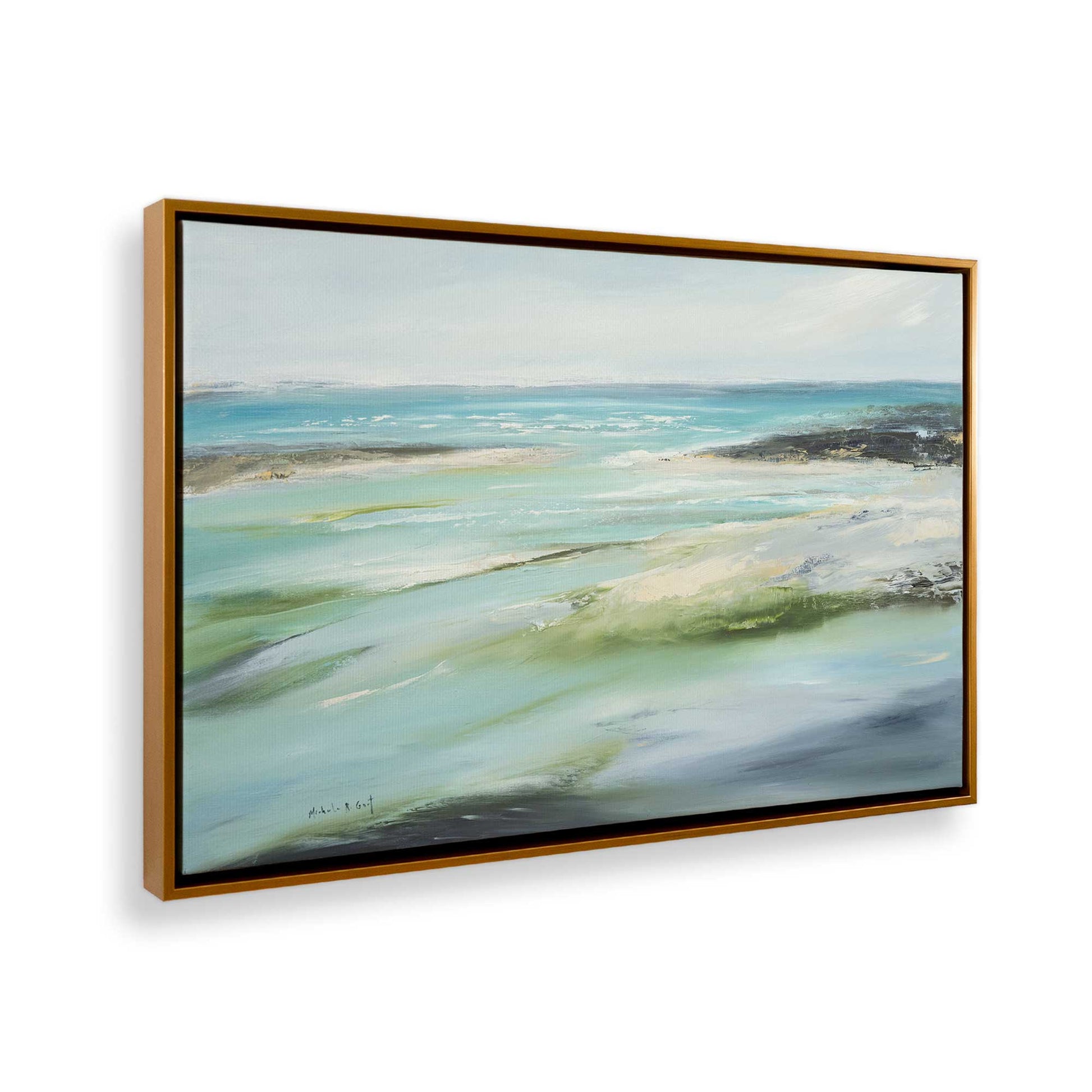 [Color:Polished Gold], Picture of the corner of the art