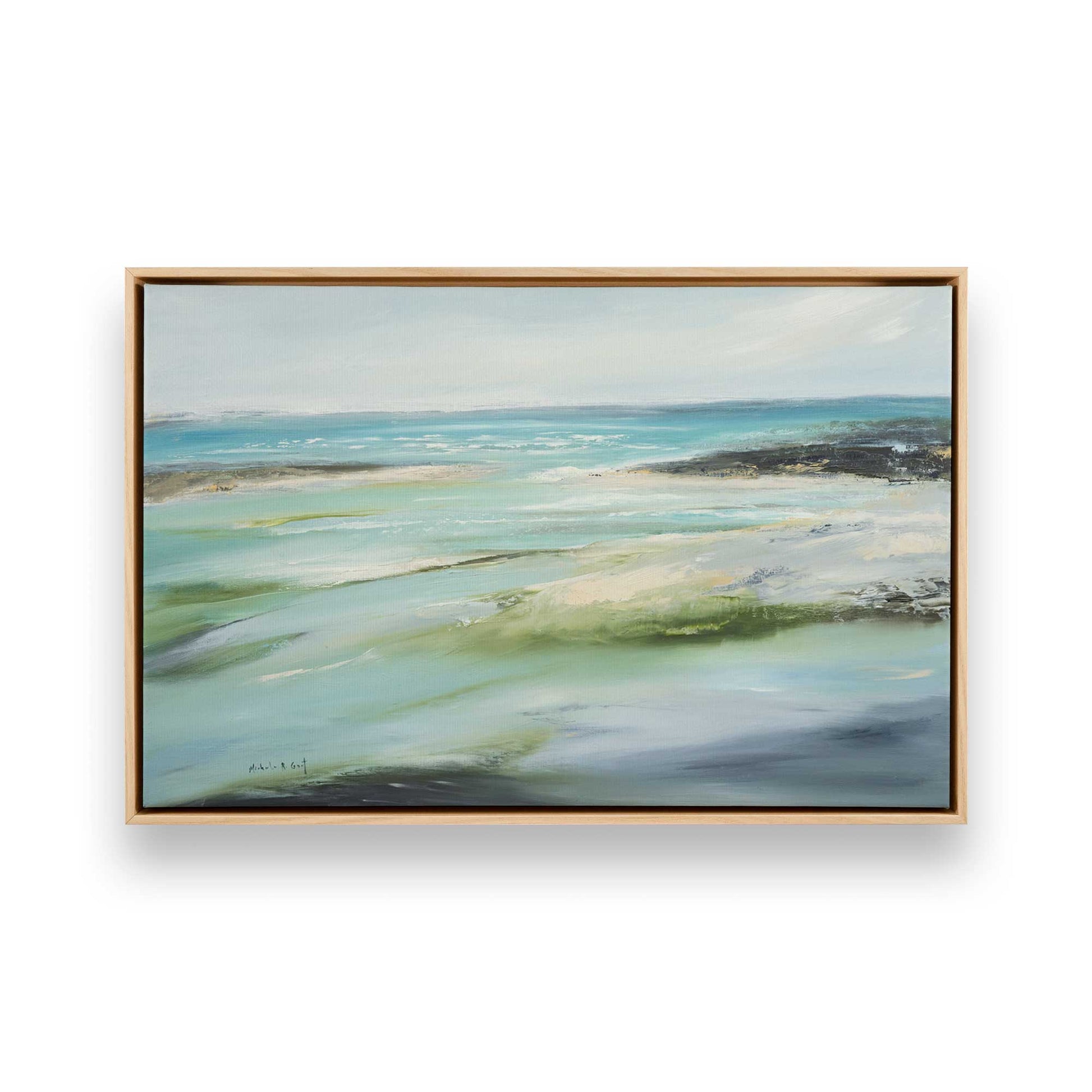 [Color:American Maple], Picture of art in a American Maple frame