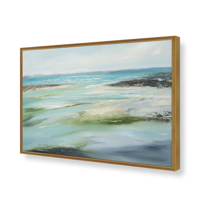 [Color:Polished Gold], Picture of art in a Polished Gold frame of the corner