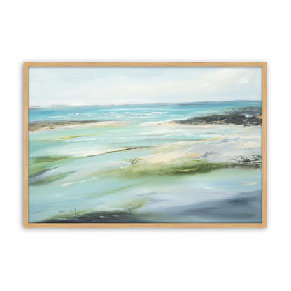 [Color:American Maple], Picture of art in a American Maple frame
