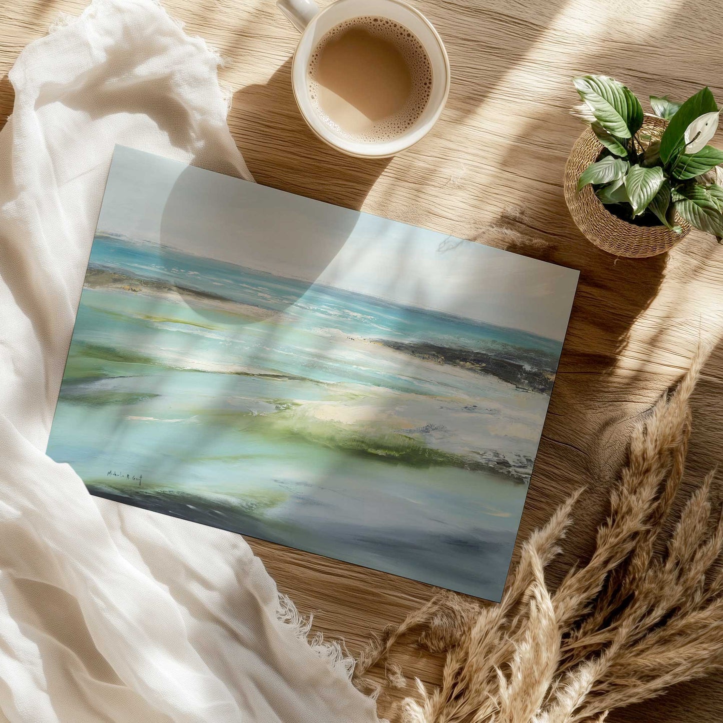 [Color:Rolled Print], Picture of close up of art