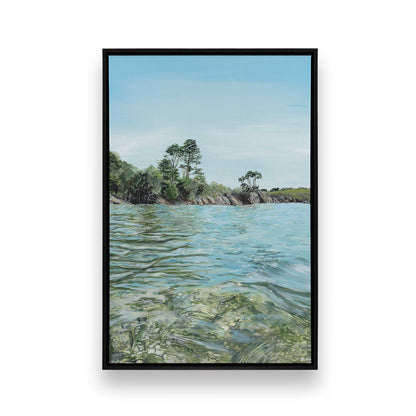 [Color:Satin Black], Picture of art in a Satin Black frame