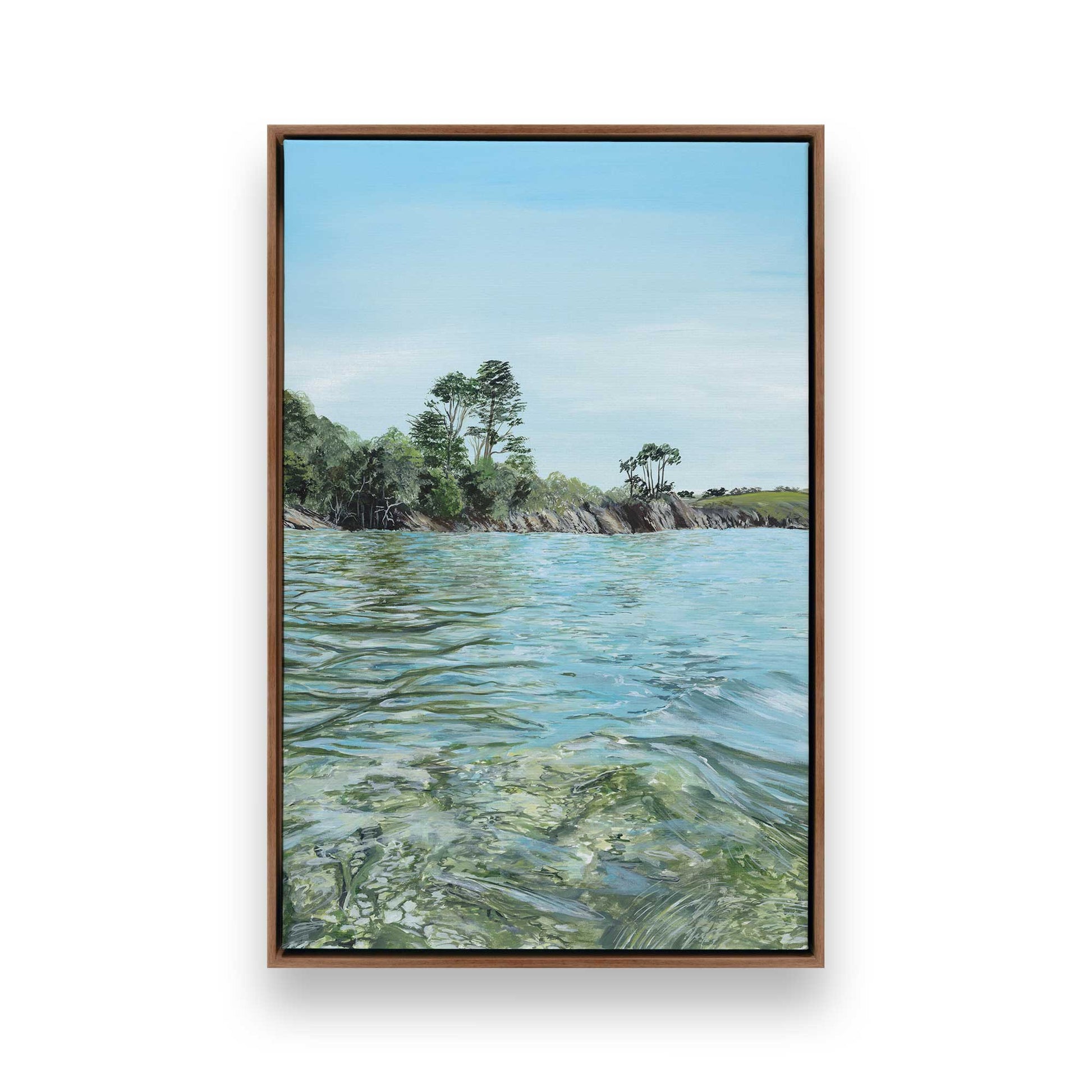[Color:Walnut], Picture of art in a Walnut frame