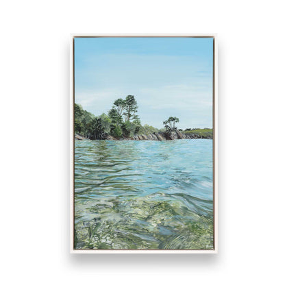 [Color:Opaque White], Picture of art in a White frame