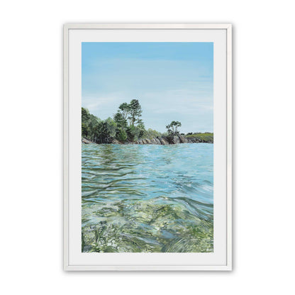 [Color:Opaque White], Picture of art in a Opaque White frame