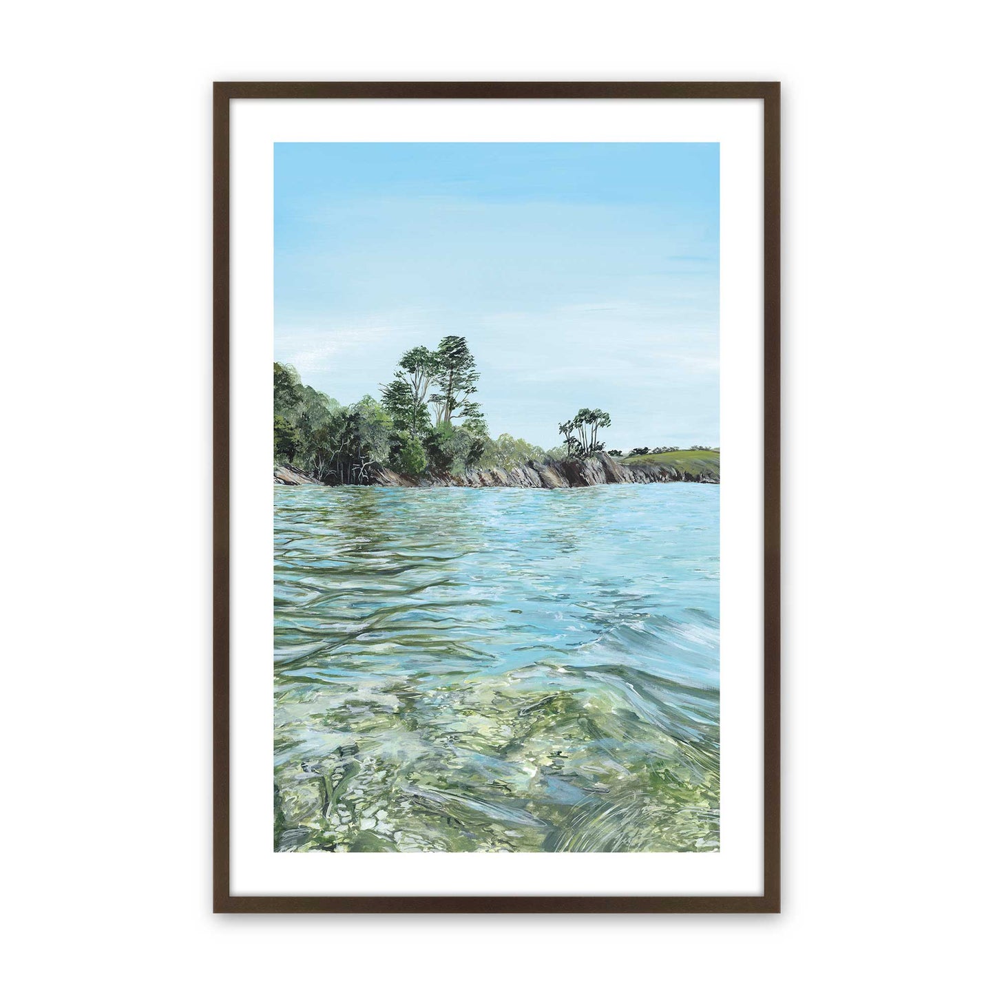[Color:Belvinder Brown], Picture of art in a Belvinder Brown frame