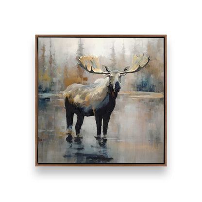 [Color:Walnut], Picture of art in a Walnut frame