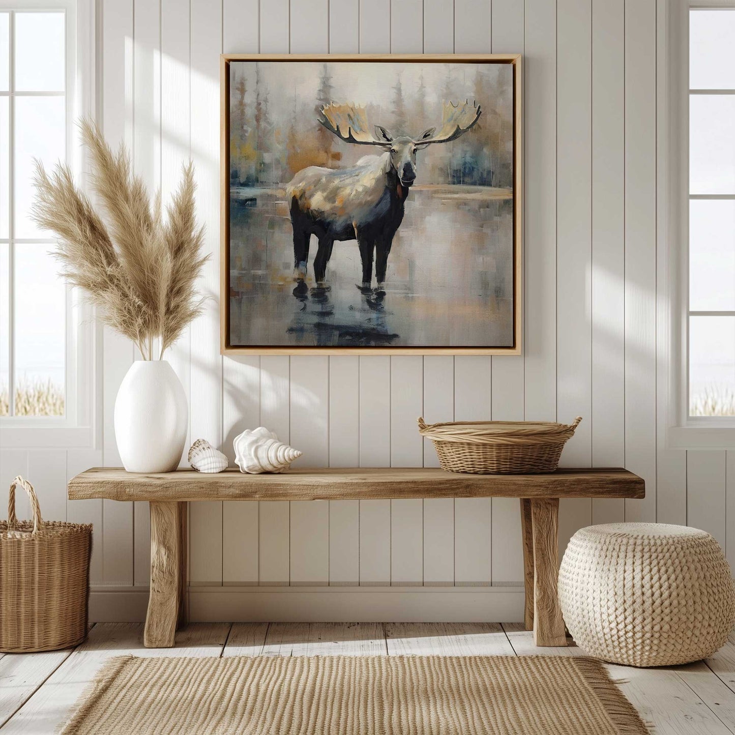 Picture of art in a room