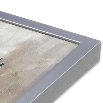 [Color:Polished Chrome], Picture of art in a Polished Chrome frame at an angle