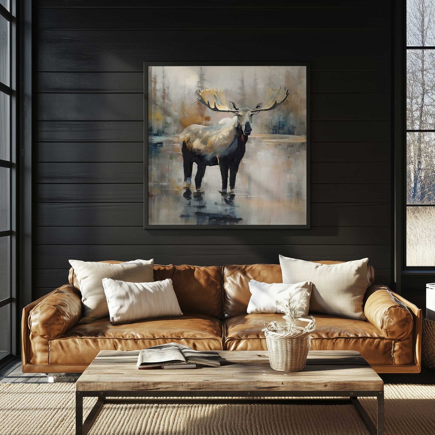 Picture of art in a room